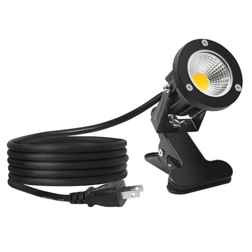 防雨 防水型 led クリップライト 7W 630lm コード長3m スポット 屋外