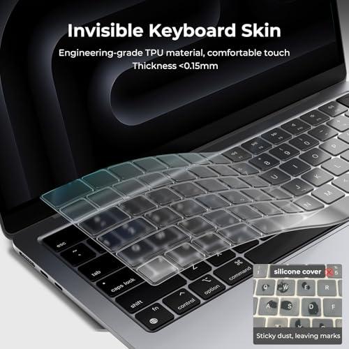 US 英?EN配列キーボードカバー用Macbook Pro 14/16インチ Air 13/15
