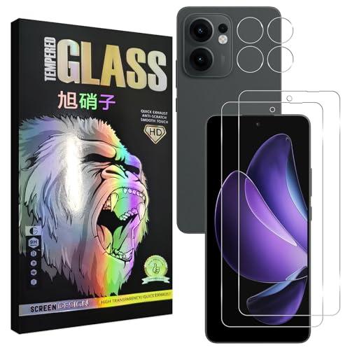 対応 OPPO Reno13 A ガラスフイルム 2+2 枚セット- AGC旭硝子 oppo reno13 a フイルム 2枚+ レンズフィルム（Yahoo!・ナスミル）