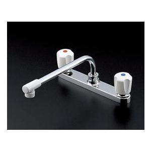 在庫あり！送料無料（一部の地域除く）（店舗からは領収証の発行は不可）TKJ23UR 台付2ハンドル混合水栓（整流、共用） | TOTO