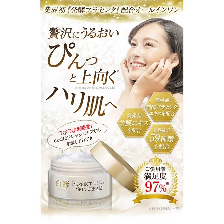 白酵 パーフェクトスキンクリーム 50g 1個 オールインワン 白酵 パーフェクトスキンクリーム 50g 1個 オールインワン