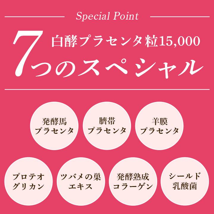 白酵（HAKKOH） プラセンタサプリ 発酵プラセンタ粒 15000 1袋 30粒入