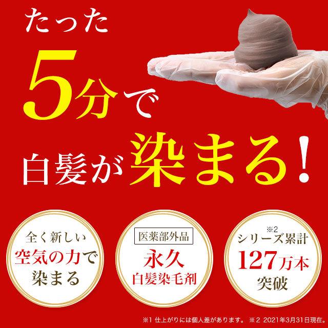 ソワニティー 白髪染め ホイップへアカラー 80g 1本 泡カラー ブラック