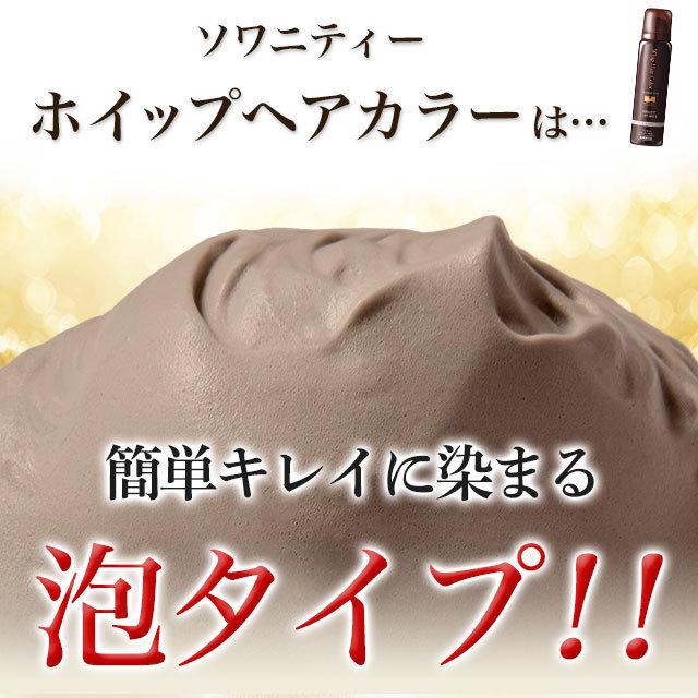 ソワニティー 初回限定50％OFF！白髪染め ホイップへアカラー 80g 6本