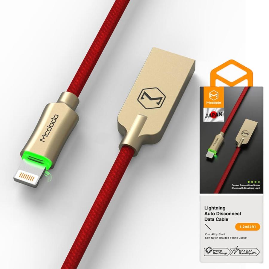 ライトニングケーブル ながら充電防止 Lightning Iphone 充電ケーブル 1 8m 過充電防止機能 トリクル充電 Led発光 Mcdodo日本 一年保障 Ca 390 18y Native Fish Dreams 通販 Yahoo ショッピング