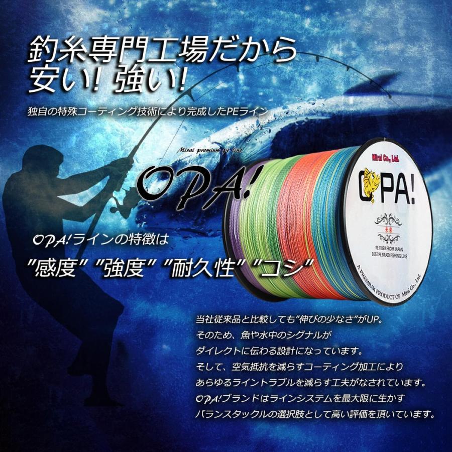 PEライン 150m 釣り糸 0.4号 0.8号 5色マルチカラー 高強度 高