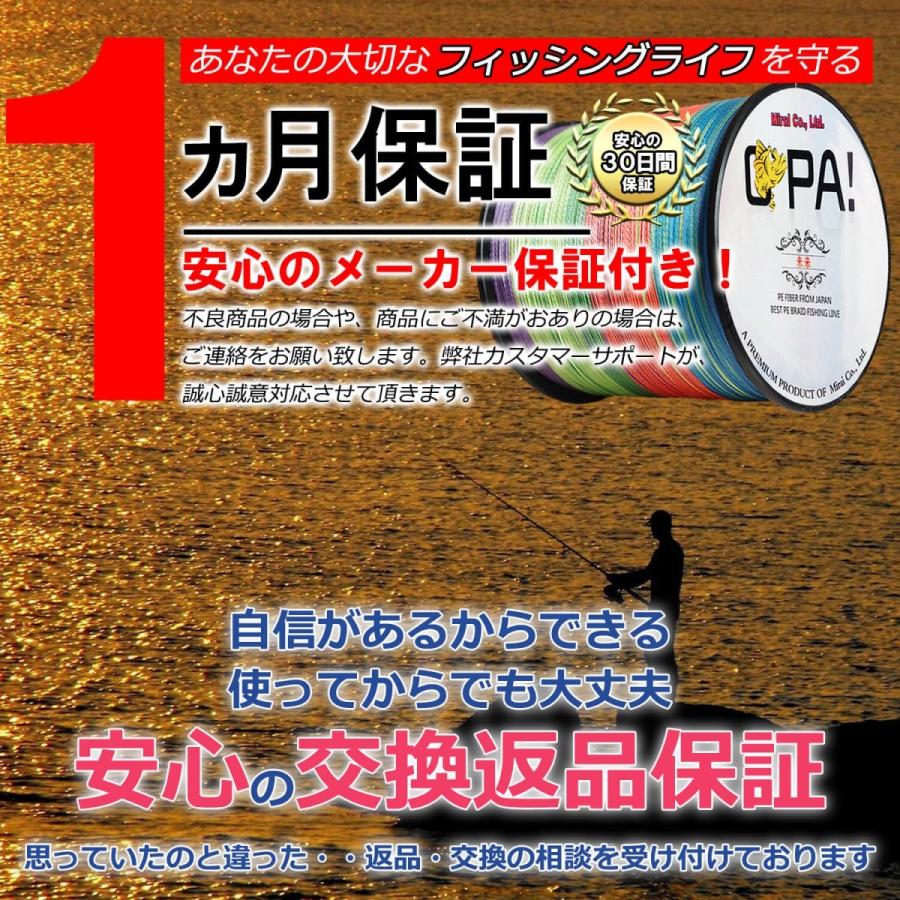 釣り糸、色々 Pit-Life PEライン 釣り糸 500m 4本編み 日本製 ブルー 1号 2号