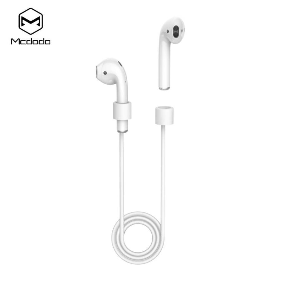 AirPods ケース エアーポッズ ケース カバー 2.5ｍｍ厚 シリコンケース ストラップ カラビナ付 ホワイト レッド Mcdodo日本 一年保障｜native-fish-dreams｜13