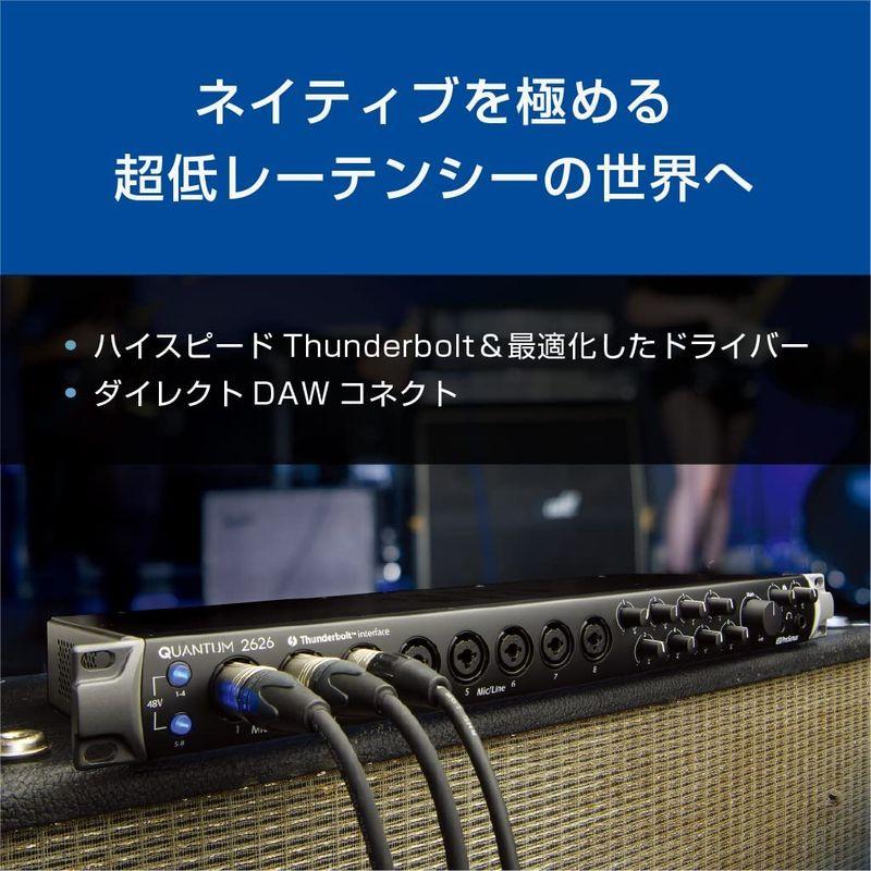 《送料込》 PreSonus Quantum 2626 オーディオインターフェイス 24Bit 192kHz 26入出力Thunderbolt Stud 【UO1500687854】(53783円)