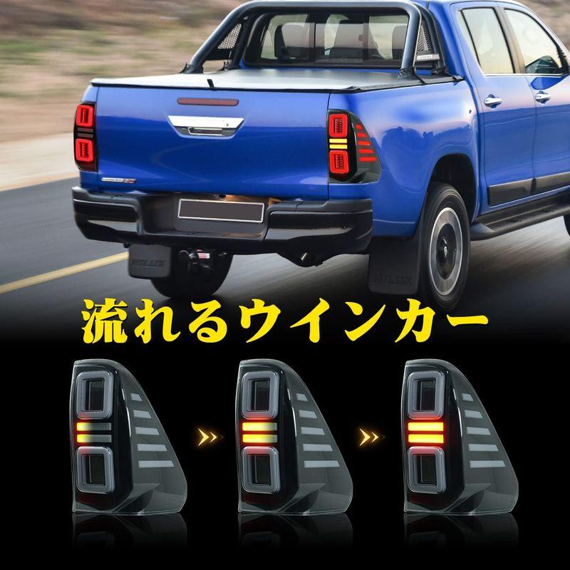 Archaic トヨタ ハイラックス GUN125 テールランプ 全LED ライト Archaic トヨタ ハイラックス GUN125 テールランプ 全LED ライト