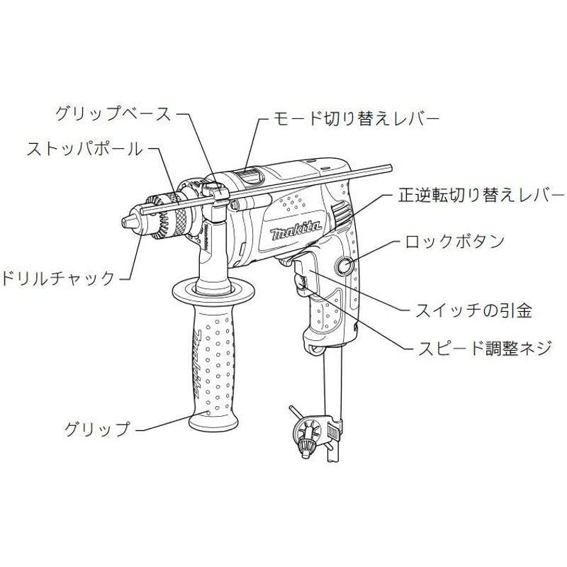 マキタ(Makita) 震動ドリル コンクリ12mm 木工15mm 鉄工10mm マキタ(Makita) 震動ドリル コンクリ12mm 木工15mm 鉄工10mm