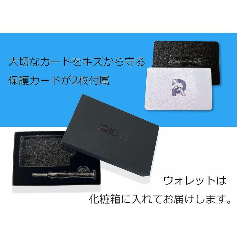 ザ リッジ the RIDGE国内正規品スマートフォンよりも薄い財布 マネーバンド キャッシュ ストラップ チタニウム バーント｜native-place｜07