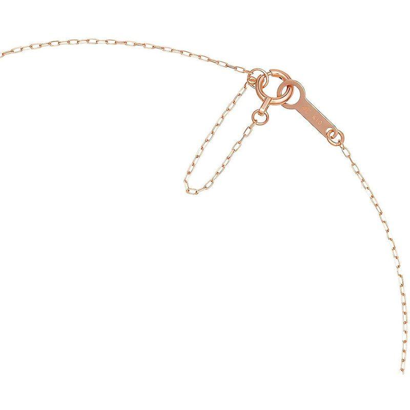 海外品 4℃ (ヨンドシー) ダブルループ ダイヤモンドK10ピンクゴールド(PG)ネックレス 111016123113 【J8428160406】(30206円)