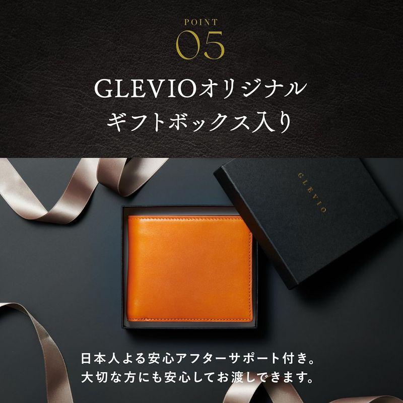 GLEVIO 栃木レザー 二つ折り財布 GLEVIOグレヴィオ 栃木レザー 二つ折り 財布/一流 の 財布 職人