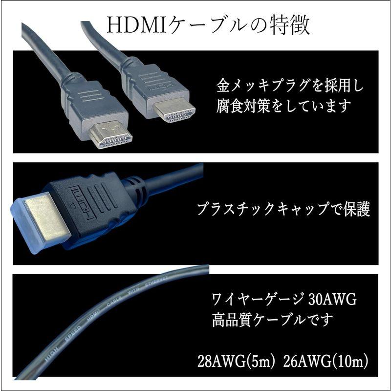 CNCTWO(コネクトツー) 2本セット(0.5m) Ver2.0 HDMIケーブル A(オス/オス) 3D 音声データ転送 ネットワーク対｜native-place｜05