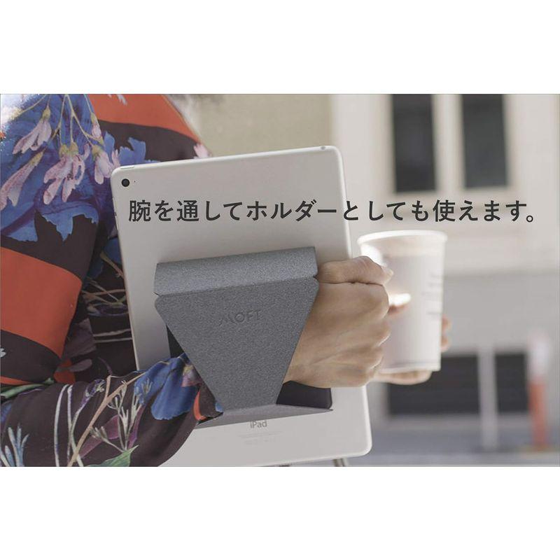 MOFT X iPadスタンド タブレットスタンド 軽量 折りたたみ 角度調整可能 収納便利 持ち運び便利 グレー iPad対応 第9世代i｜native-place｜03