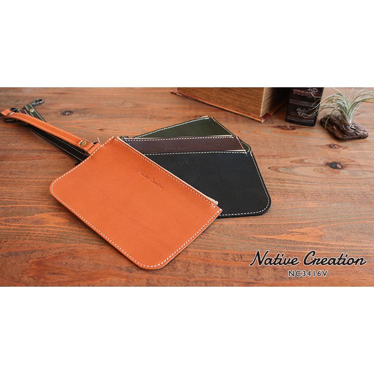 【栃木レザー】本革 インナーポーチ フラットポーチ バッグインバッグ ポーチ 日本製 ソフトレザー 柔らかい ギフト プレゼント GIFT |  | 05