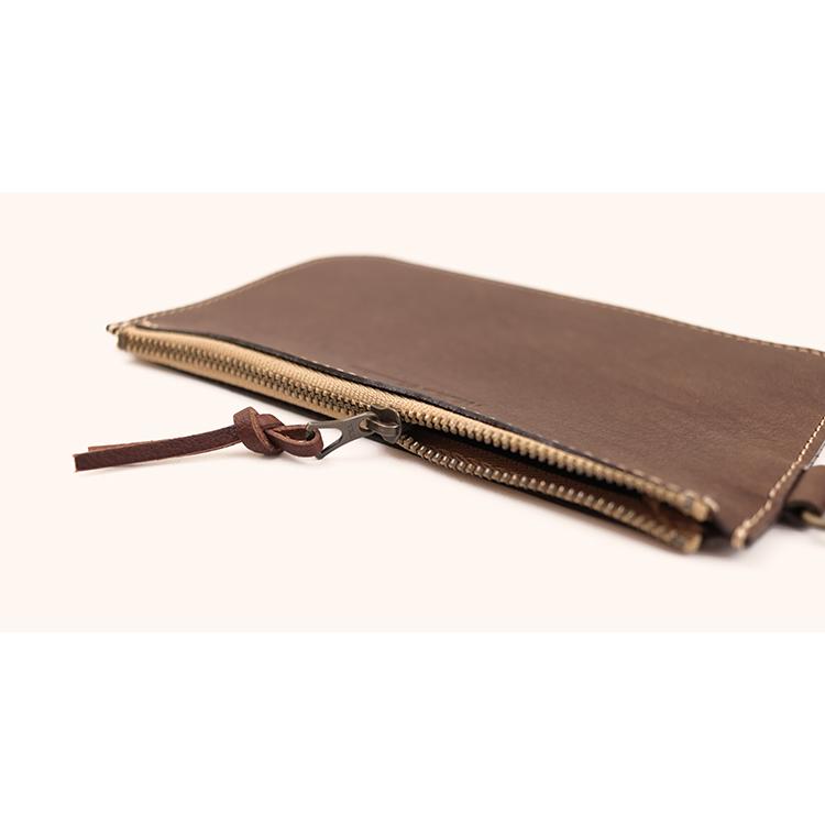 【栃木レザー】本革 インナーポーチ フラットポーチ バッグインバッグ ポーチ 日本製 ソフトレザー 柔らかい ギフト プレゼント GIFT |  | 09