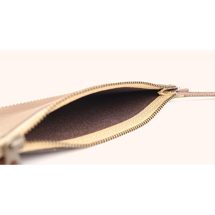 【栃木レザー】本革 インナーポーチ フラットポーチ バッグインバッグ ポーチ 日本製 ソフトレザー 柔らかい ギフト プレゼント GIFT |  | 12