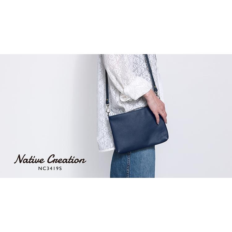 Native Creation レザーサコッシュ 姫路レザー】レザーサコッシュ 小サイズ ショルダーバッグ