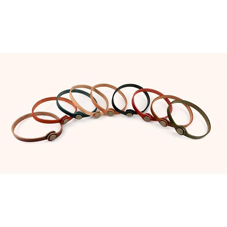 ブレスレット レザー 本革 栃木レザー ユニセックス レザーブレスレット レザーアイテム 2サイズ おしゃれ ペア カップル 日本製 ギフト プレゼント GIFT |  | 21