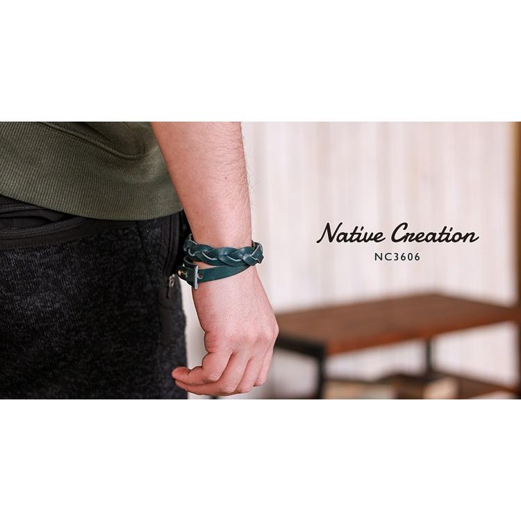 ブレスレット レザー 本革 栃木レザー ユニセックス 手編み 2重巻 レザーブレスレット レザーアイテム おしゃれ ペア カップル  日本製 ギフト プレゼント |  | 11