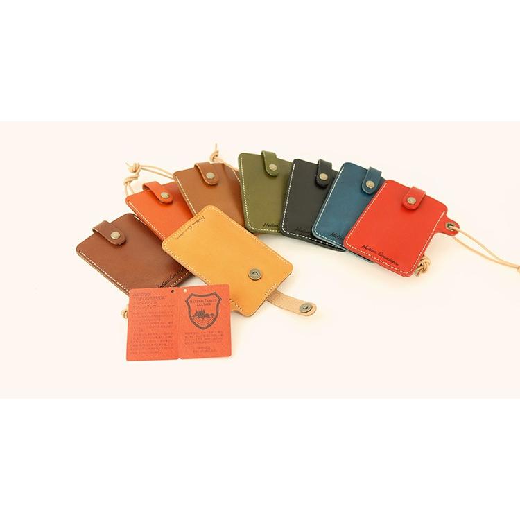 カードケース 栃木レザー メンズ レディース 本革 日本製 牛革  カードポシェット カード入れ パス入れ ケース 薄型 ギフト ユニセックス |  | 11