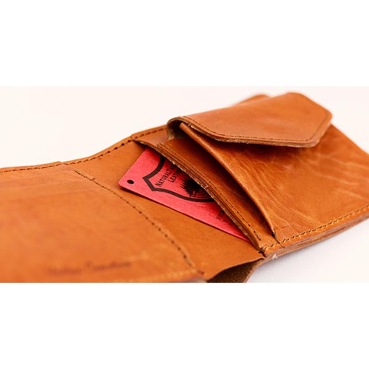 栃木レザー 財布 二つ折り メンズ レディース 日本製  本革 牛革 ソフトシュリンクオイルレザー カード入れ 小銭入れ 札入れ ギフト プレゼント |  | 18