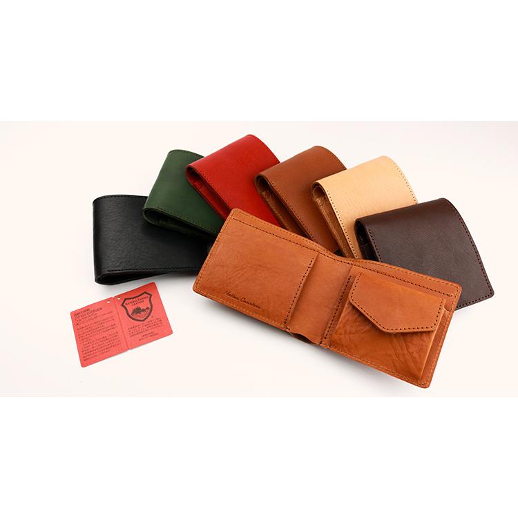 栃木レザー 財布 二つ折り メンズ レディース 日本製  本革 牛革 ソフトシュリンクオイルレザー カード入れ 小銭入れ 札入れ ギフト プレゼント |  | 22