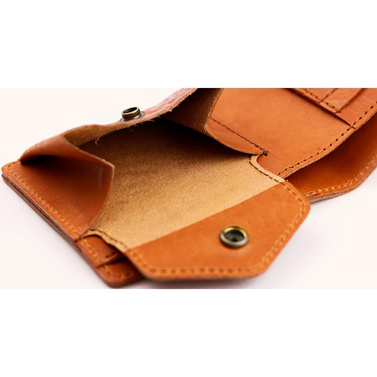 栃木レザー 財布 二つ折り メンズ レディース 日本製  本革 牛革 ソフトシュリンクオイルレザー カード入れ 小銭入れ 札入れ ギフト プレゼント |  | 15