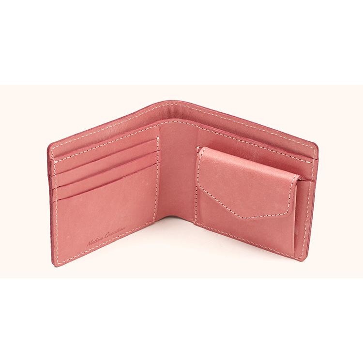 【イタリアンレザー】本革二つ折り財布 札入れ 小銭入れ 日本製 本革 シンプル パステル かわいいギフト プレゼント GIFT |  | 14