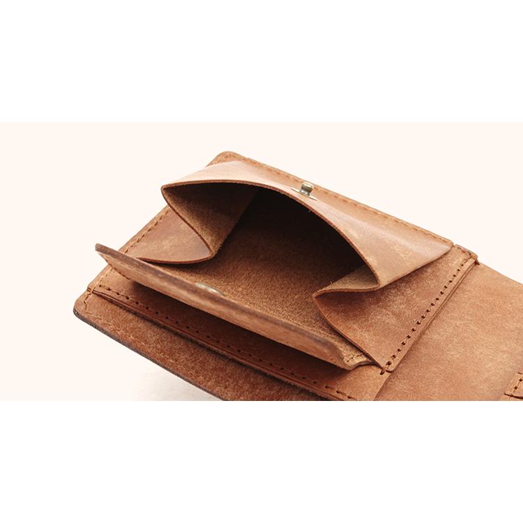 【イタリアンレザー】本革二つ折り財布 札入れ 小銭入れ 日本製 本革 シンプル パステル かわいいギフト プレゼント GIFT |  | 15