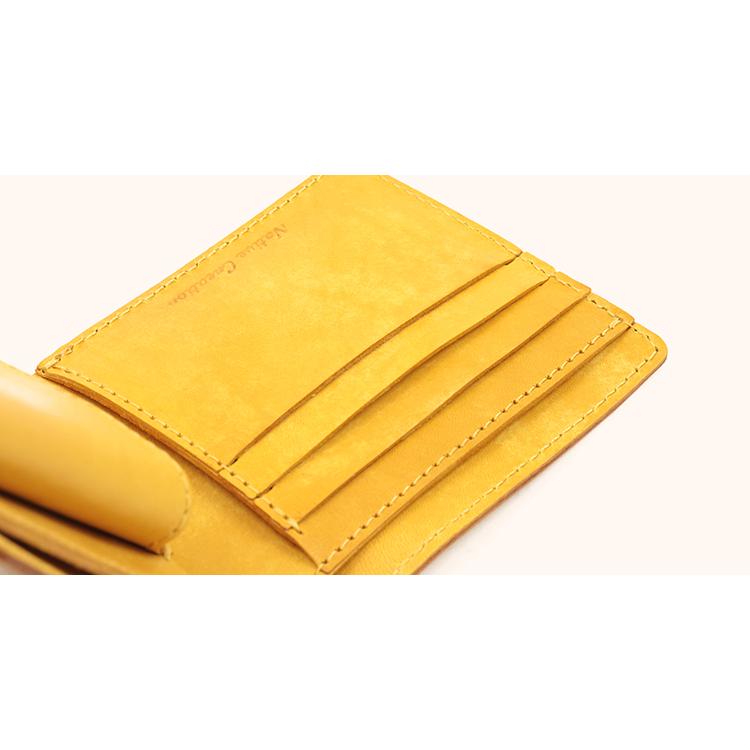 【イタリアンレザー】本革二つ折り財布 札入れ 小銭入れ 日本製 本革 シンプル パステル かわいいギフト プレゼント GIFT |  | 16