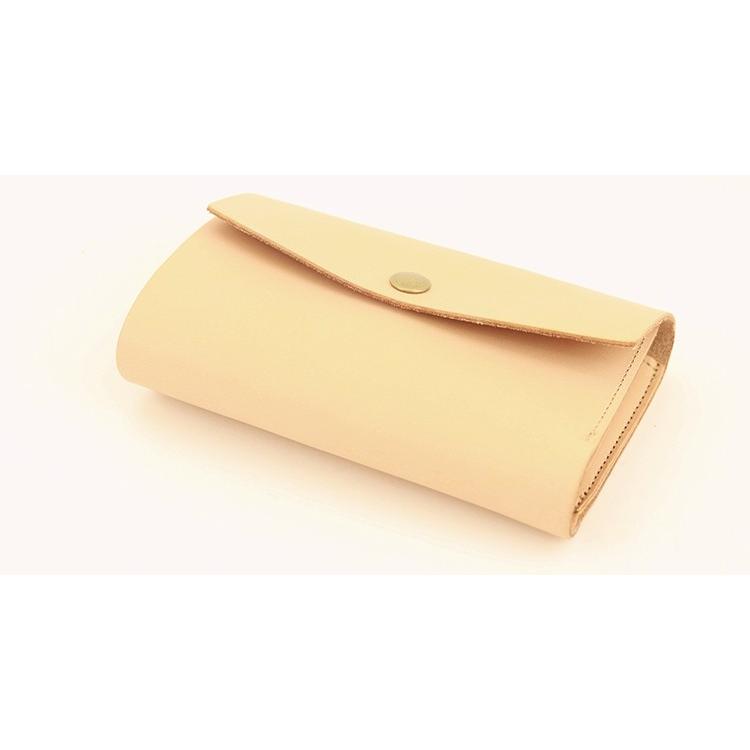 栃木レザー 財布 三つ折り メンズ レディース ヌメ革 日本製 本革 牛革 ソフトシュリンクオイルレザー ギフト プレゼント  NATURAL |  | 05