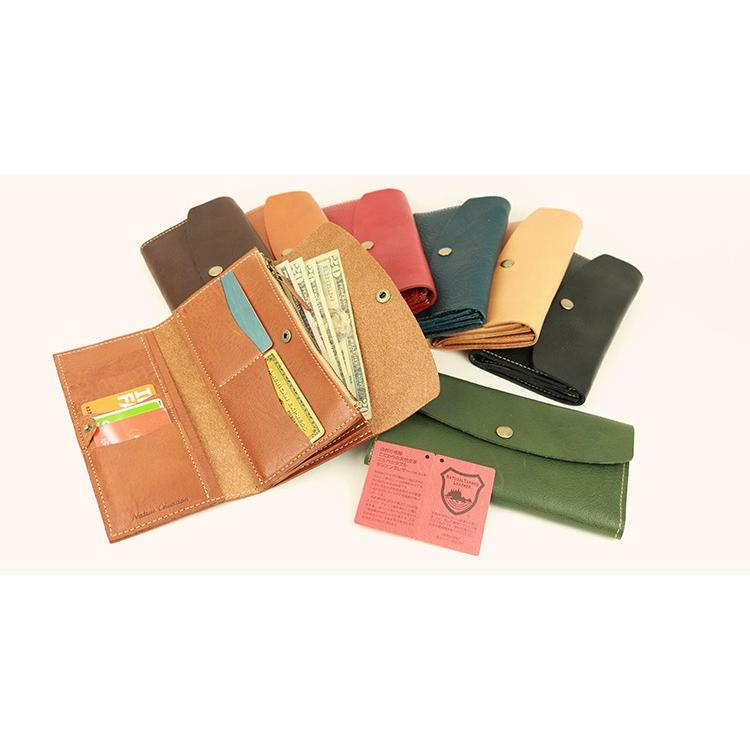 栃木レザー 長財布 財布 三つ折り メンズ レディース 日本製 本革 牛革 YKK ソフトシュリンクオイルレザー ユニセックス ギフト プレゼント |  | 11