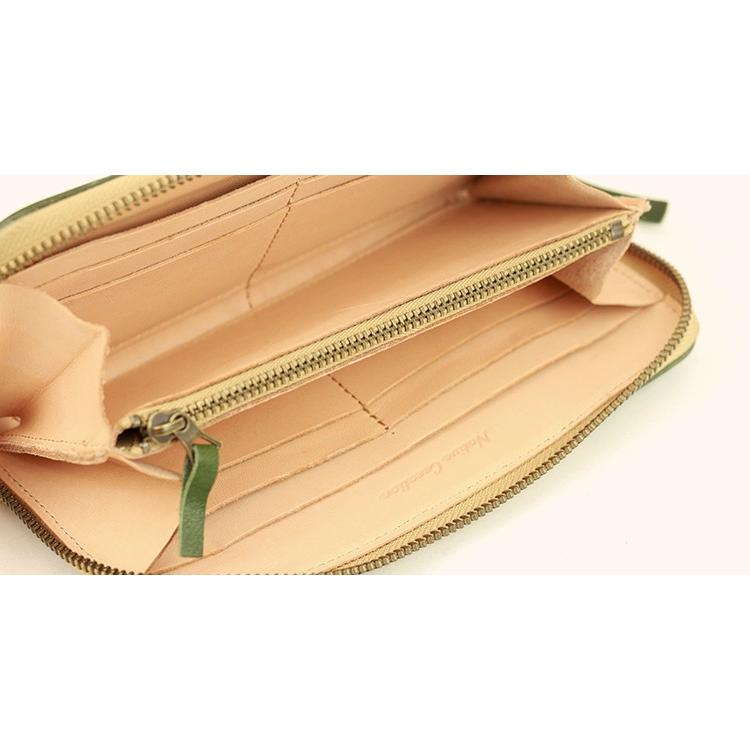 栃木レザー 長財布 財布 メンズ レディース 日本製  本革 牛革 YKK ファスナー ソフトシュリンクオイルレザー 収納 ユニセックス ギフト プレゼント |  | 14