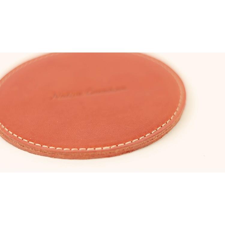 コースター 本革 栃木レザー コースター 撥水加工 日本製 栃木レザー 牛革 おしゃれ ギフト プレゼント GIFT ユニセックス |  | 14