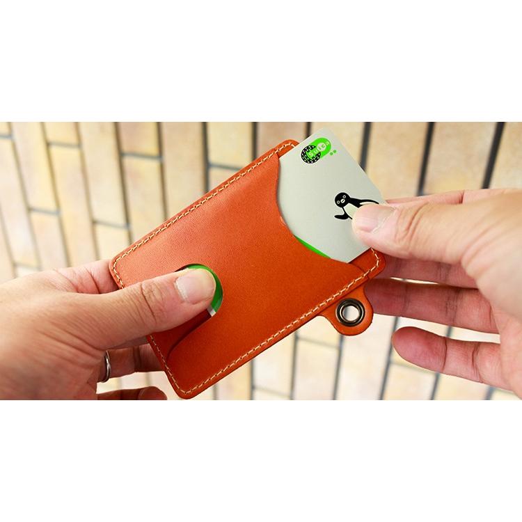 カードケース パスケース 栃木レザー メンズ レディース 本革 日本製 牛革  カード入れ パス入れ ケース 定期 薄型 ギフト ユニセックス |  | 11