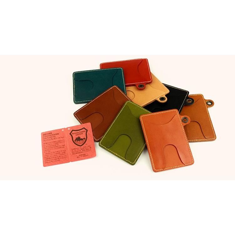 カードケース パスケース 栃木レザー メンズ レディース 本革 日本製 牛革  カード入れ パス入れ ケース 定期 薄型 ギフト ユニセックス |  | 12
