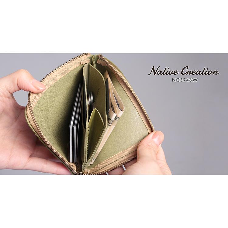 【イタリアンレザー】本革L字ファスナー薄型 ミニ財布 パステル かわいい 小銭入れ カード 小さい うすい 日本製 本革 ギフト プレゼント GIFT |  | 11