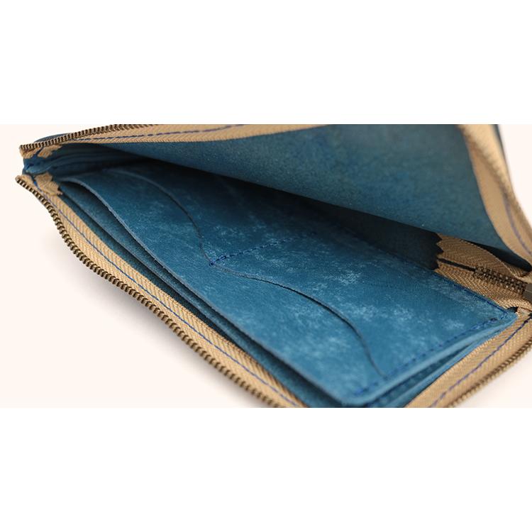 【イタリアンレザー】本革L字ファスナー薄型 長財布 パステル かわいい 小銭入れ 大容量 カード 小さい うすい 日本製 本革 ギフト プレゼント GIFT |  | 15