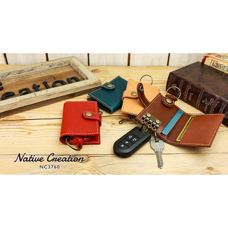 栃木レザー キーケース 本革 メンズ レディース 日本製 本革 牛革 ４連 カードケース 二つ折り 鍵 カード パス 定期 ギフト プレゼント |  | 09