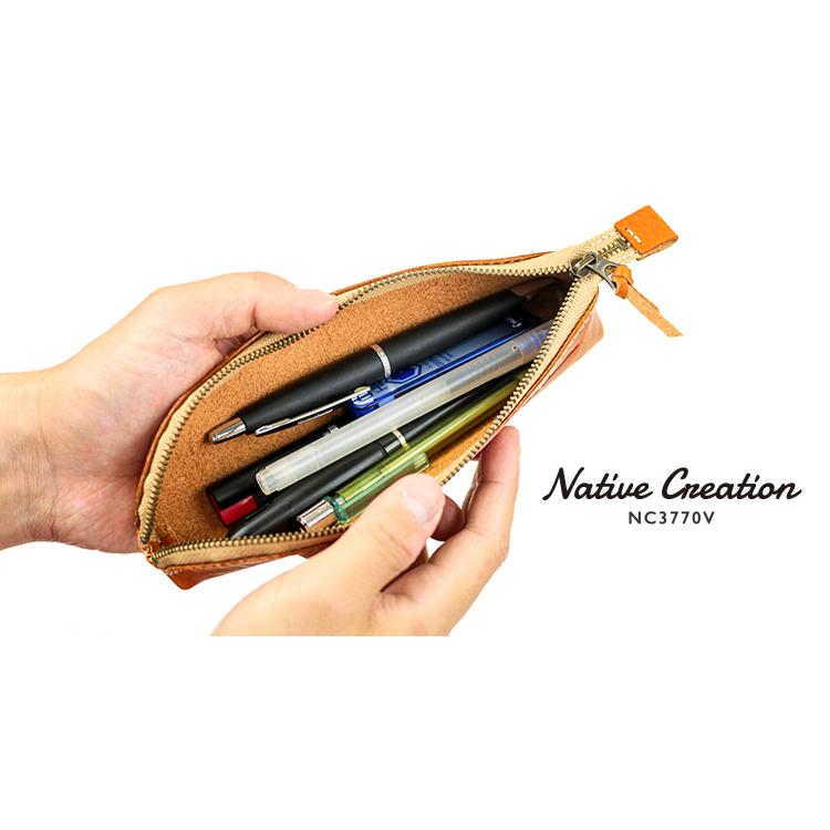 ペンケース 本革 栃木レザー ソフトシュリンクオイルレザー 本革ペンケース 全7色 筆箱 筆記用具 文房具 ステーショナリー 日本製 ギフト プレゼント GIFT |  | 10