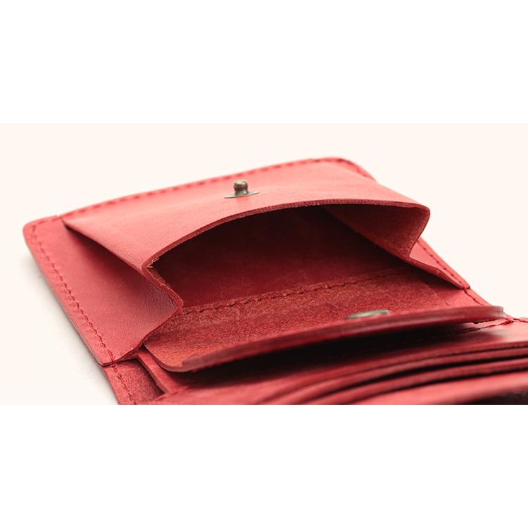 【イタリアンレザー】本革コンパクト財布 ミニ 小さい 日本製 二つ折り 三つ折り パステル かわいいギフト プレゼント GIFT |  | 19