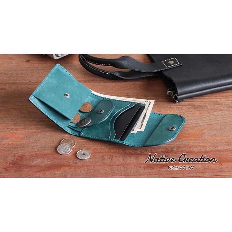 【イタリアンレザー】本革コンパクト財布 ミニ 小さい 日本製 二つ折り 三つ折り パステル かわいいギフト プレゼント GIFT |  | 09