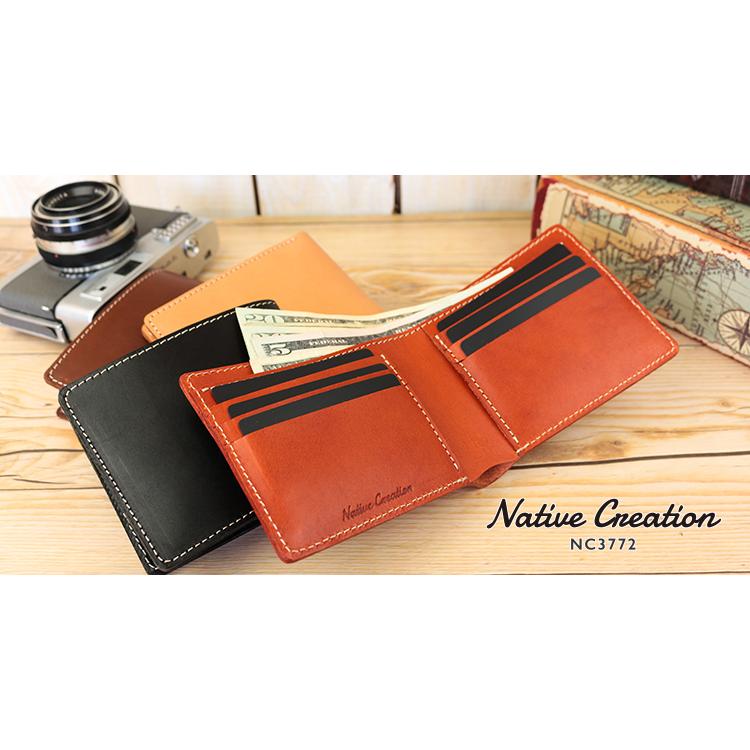 【栃木レザー】本革二つ折り財布 （カード・札入れ用） カード入れ 札入れ シンプル 二つ折り コンパクト 日本製 栃木レザー 本革 ギフト プレゼント GIFT |  | 10