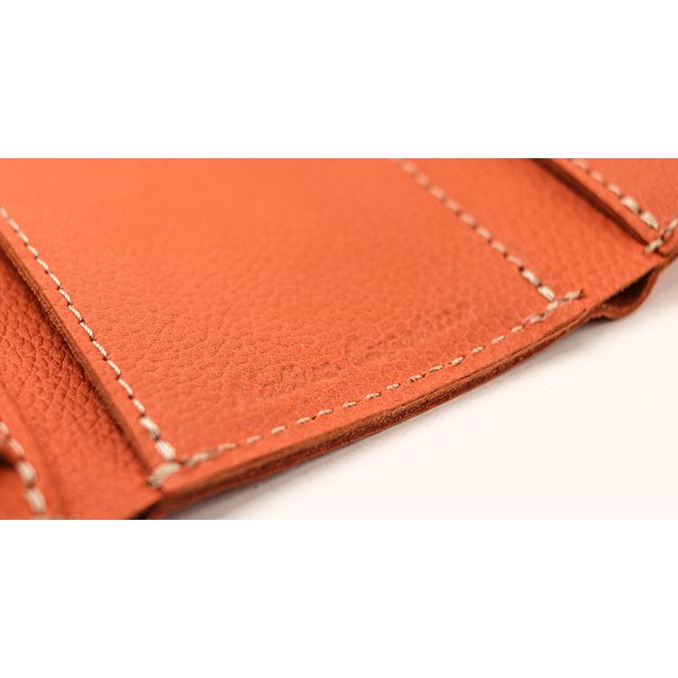 【姫路レザー】本革三つ折りミニ財布 シボ 型押し コンパクト財布 小銭入れ カード 小さい 日本製 本革 ギフト プレゼント GIFT |  | 18