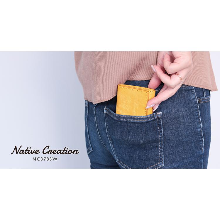 イタリアンレザー】本革三つ折りミニ財布 コンパクト 日本製 本革