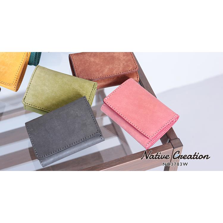 【イタリアンレザー】本革三つ折りミニ財布 コンパクト 日本製 本革 パステル かわいいギフト プレゼント GIFT |  | 12