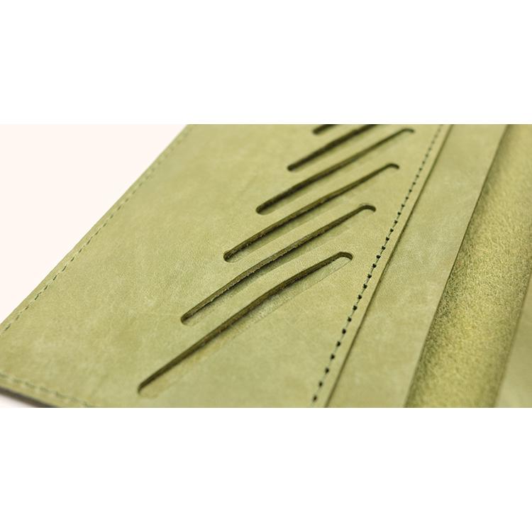 【イタリアンレザー】本革二つ折りスマート長財布 薄い 日本製 本革 パステル かわいいギフト プレゼント GIFT |  | 15